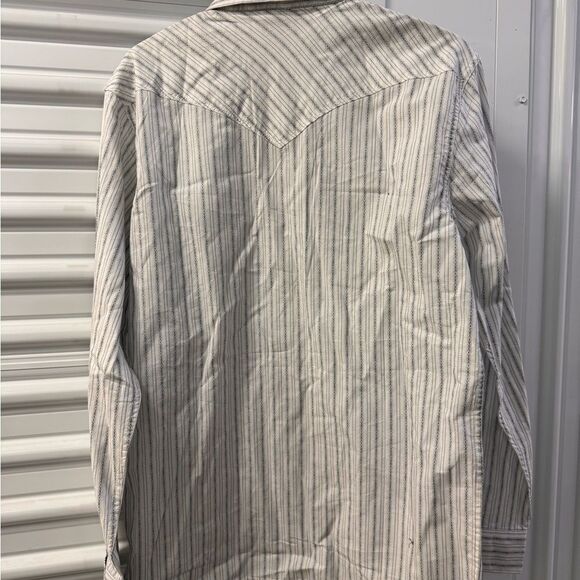 Moon shine spirit button up shirt, long sleeves, white, size large NEW - Picture 6 of 6